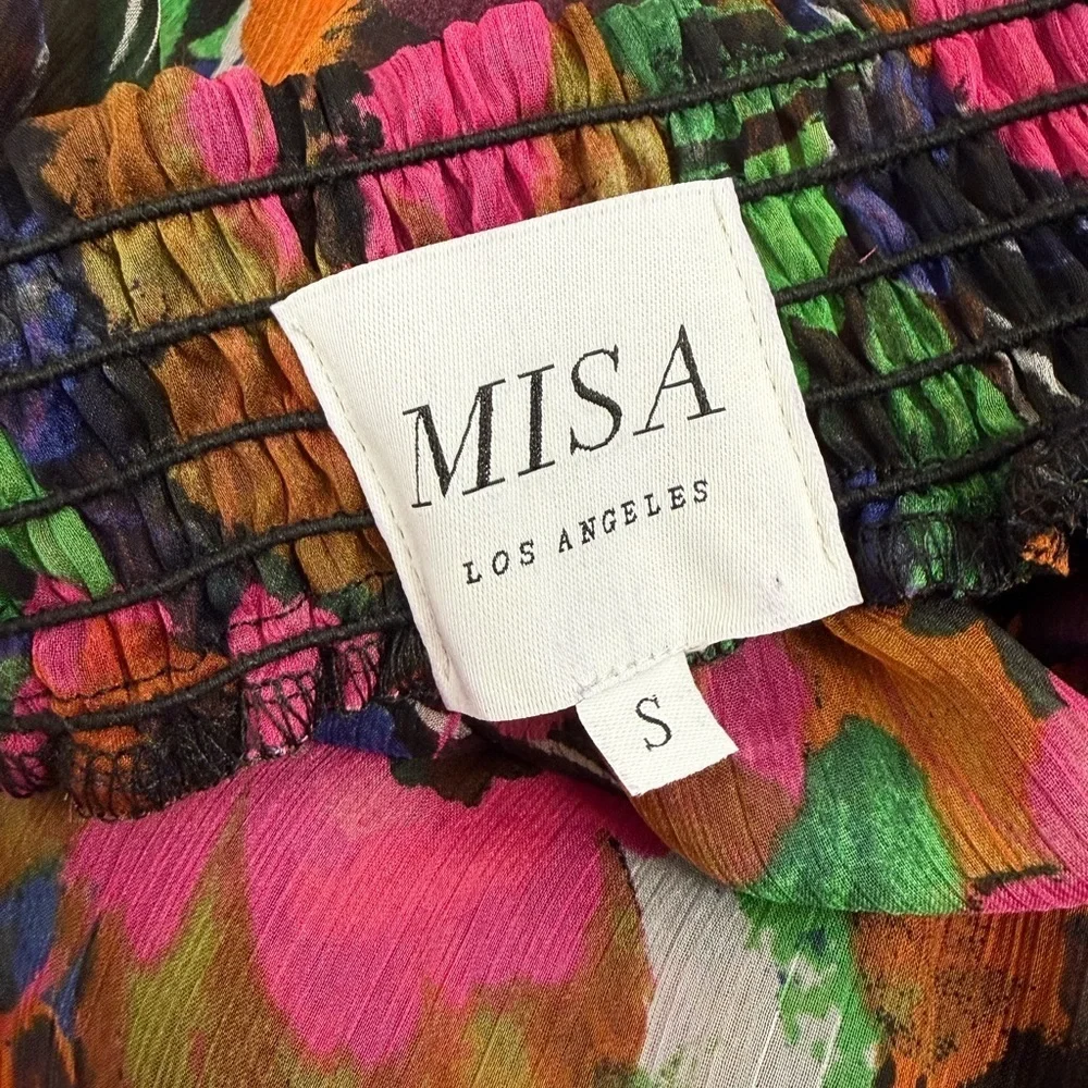 Misa Los Angeles Vibrant Floral A-Line Skirt Size- S NWOT